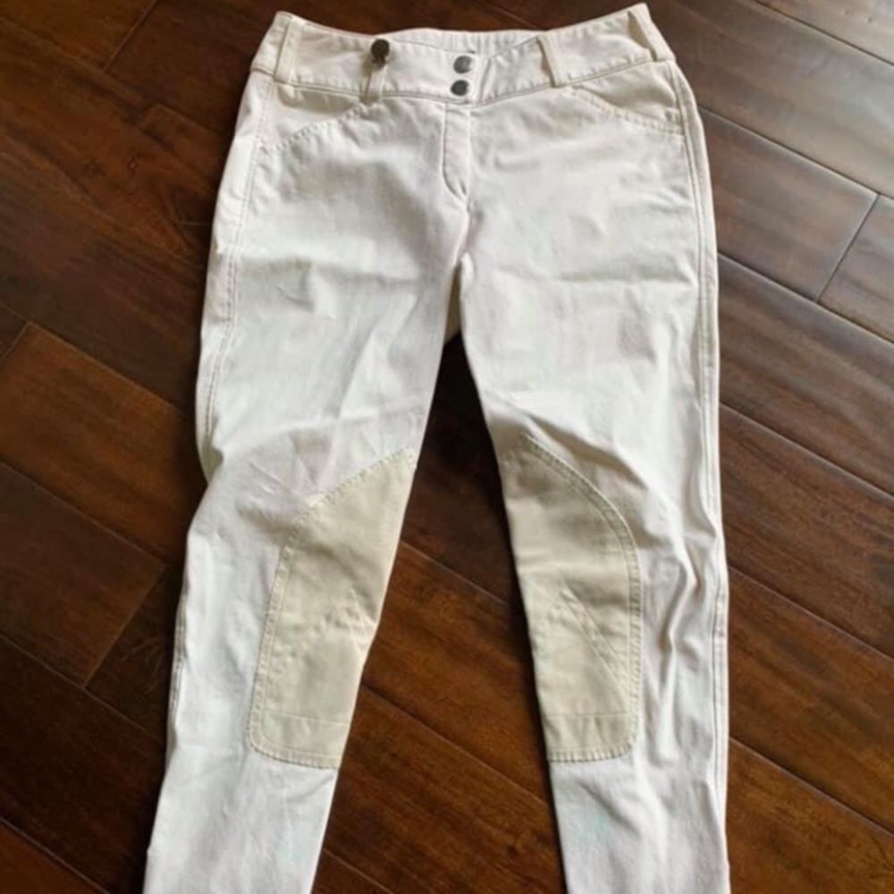 White Pikeur Breeches